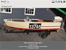 Tablet Screenshot of boats.co.uk