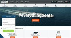Desktop Screenshot of boats.com