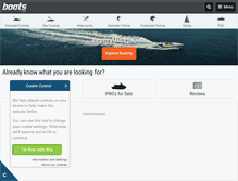 Tablet Screenshot of boats.com