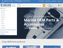 Tablet Screenshot of boats.net