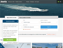 Tablet Screenshot of es.boats.com